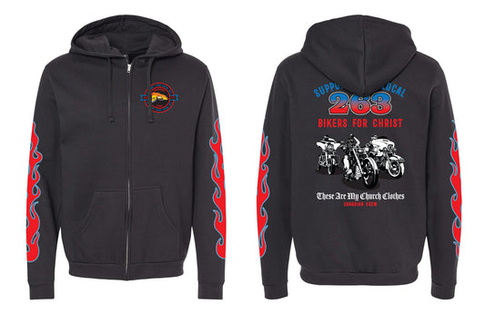 Full Zip Hoody - BFC Church Clothes