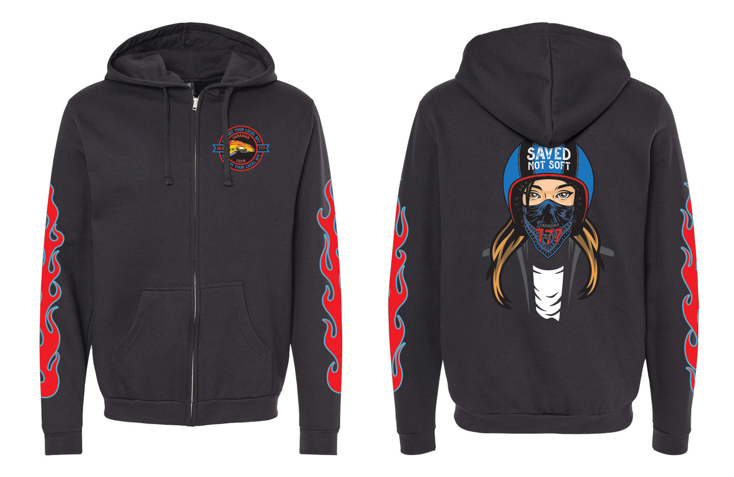 Full Zip Hoody - BFC Female Saved Not Soft