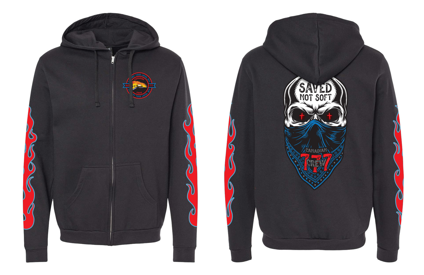 Full Zip Hoody - BFC Saved Not Soft